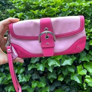 Pink wristlet